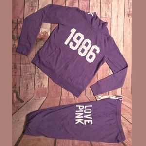LOVE PINK Victoria’s Secret 1986 Jogging Suit